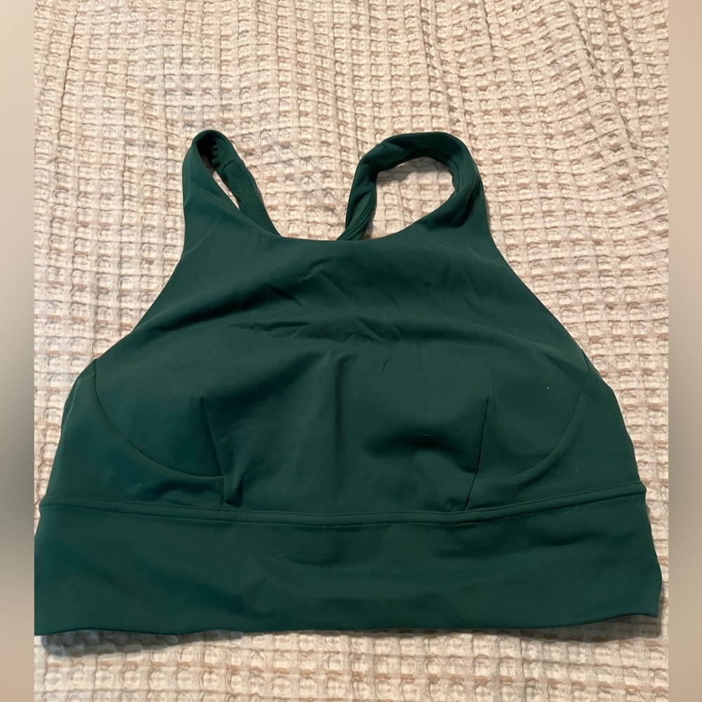 Lululemon wunder bra size 10 Everglades green
